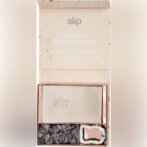 Slip Silk Pillowcase & Scrunchie Set Caramel 🤍 - Picture 4 of 4